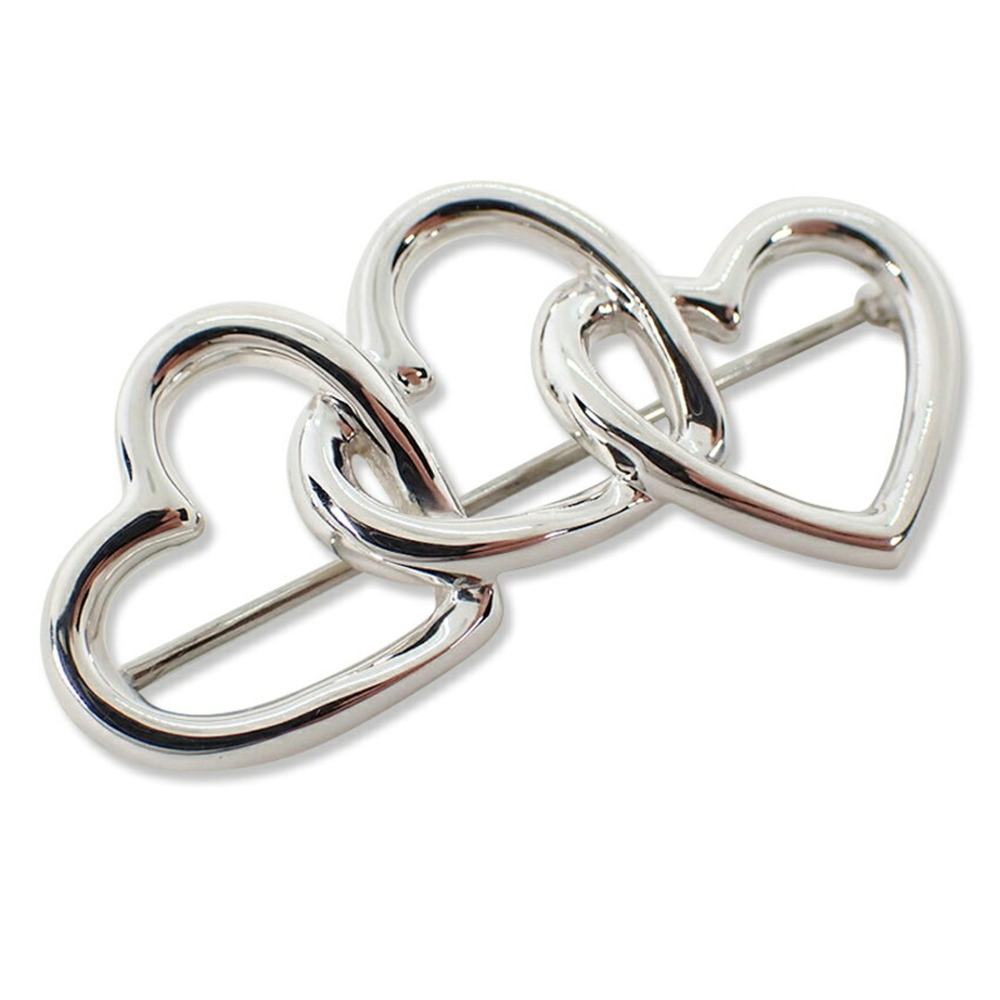 TIFFANY & CO. Silver Heart Brooch